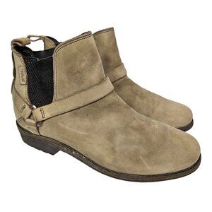 Teva De La Vina Dos Chelsea Taupe/Tan Waterproof Leather Ankle Boot 7.5